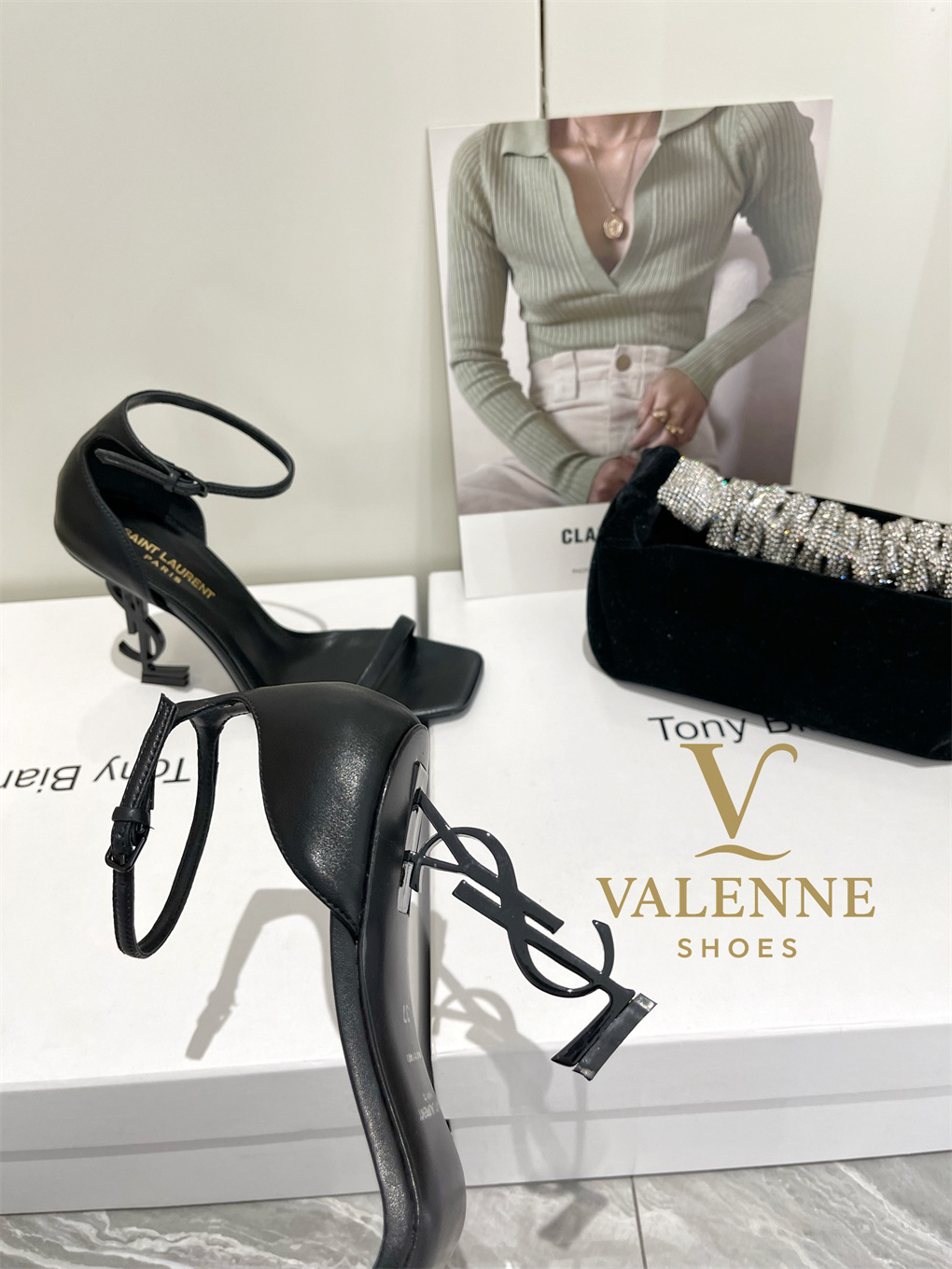 YSL Yves Saint Laurent high heels