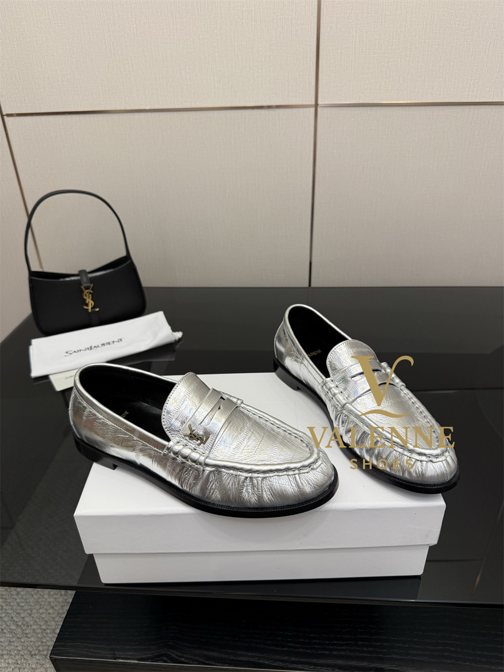 YSL Loafers Flat Shoes Yves Saint Laurent