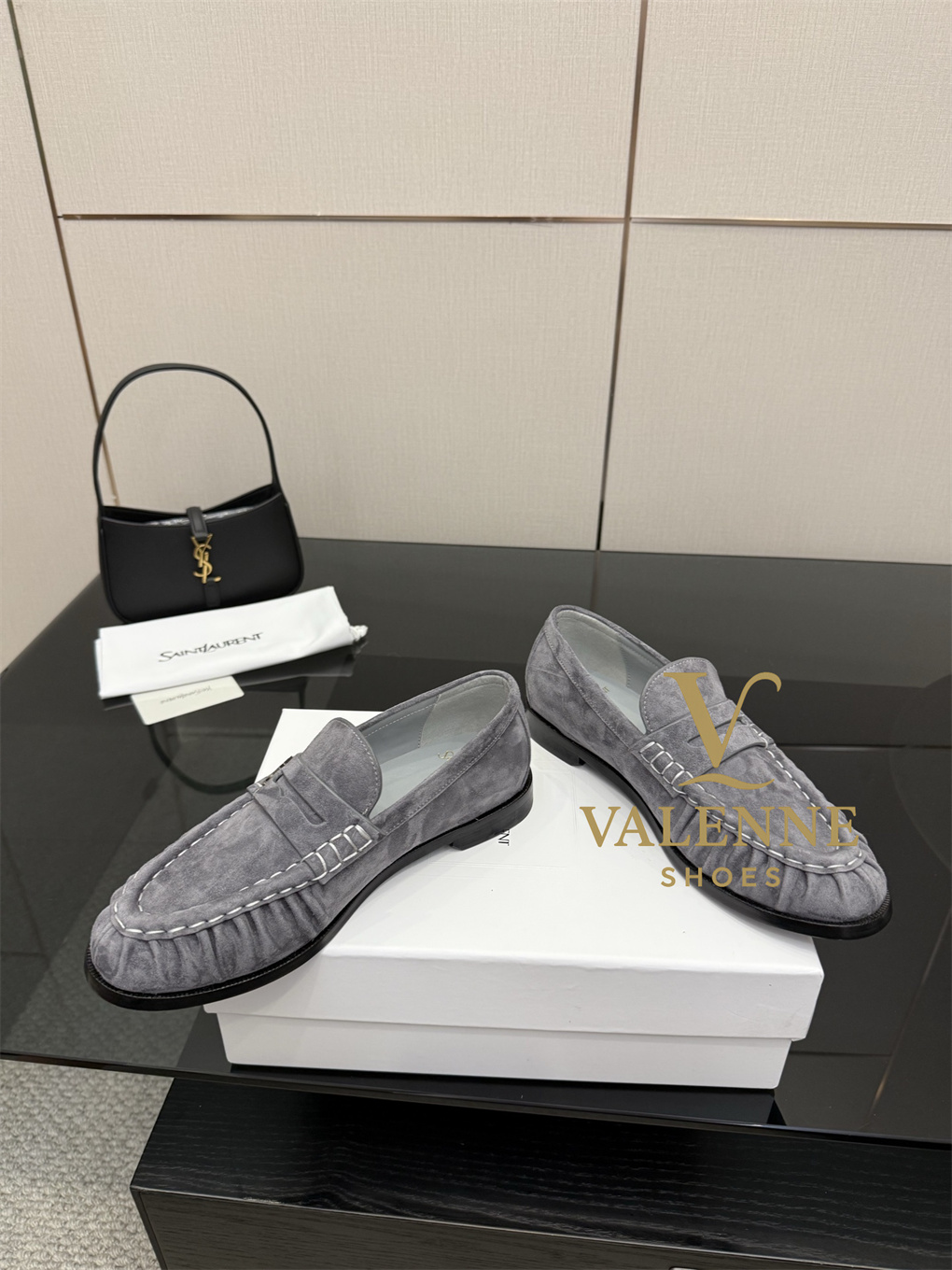 YSL Loafers Flat Shoes Yves Saint Laurent