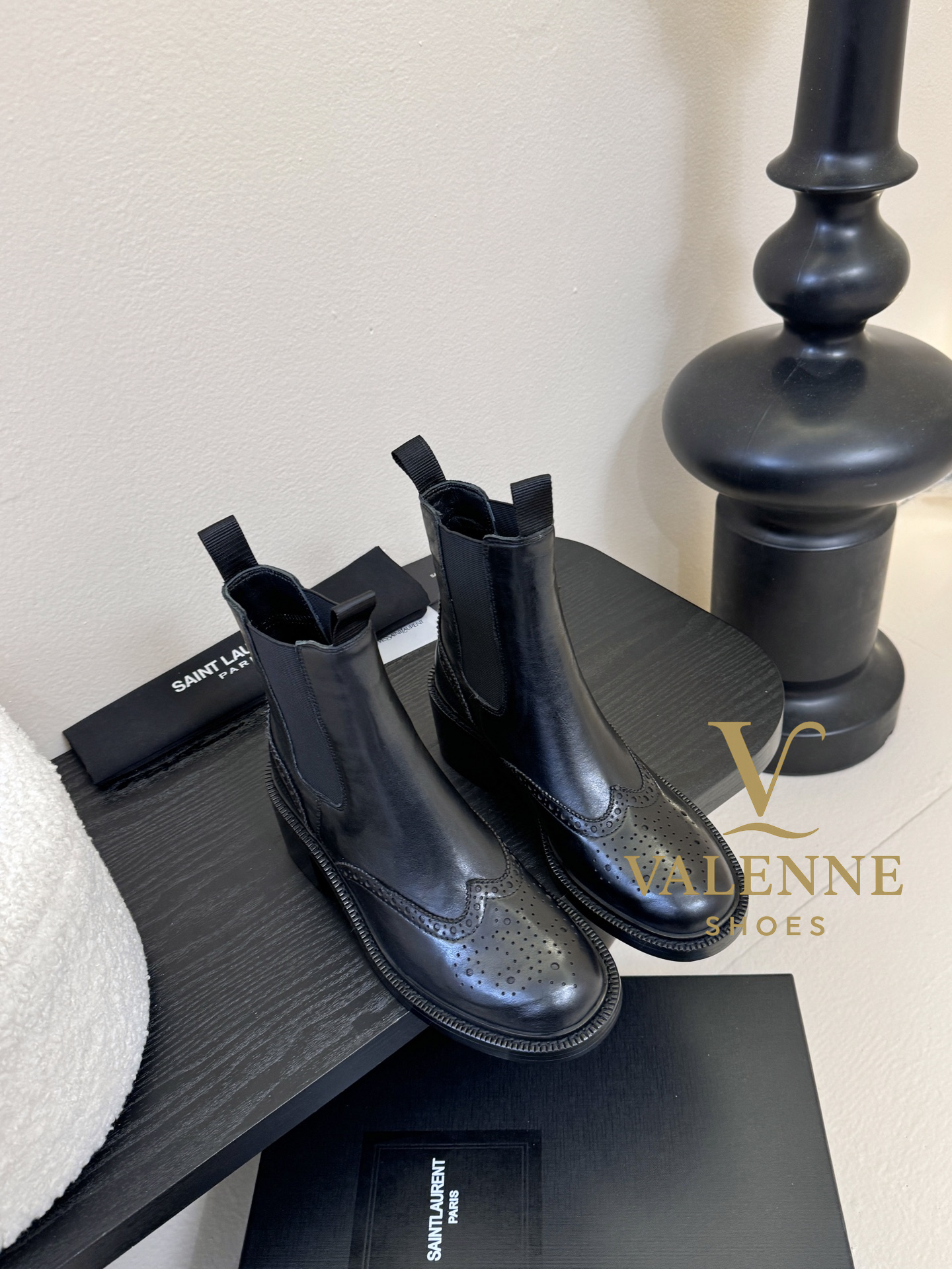 YSL Brogue Boots Yves Saint Laurent