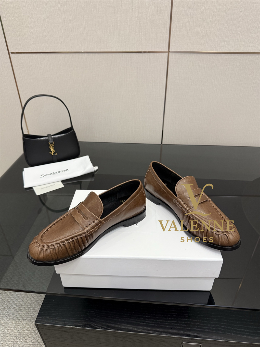 YSL Loafers Flat Shoes Yves Saint Laurent