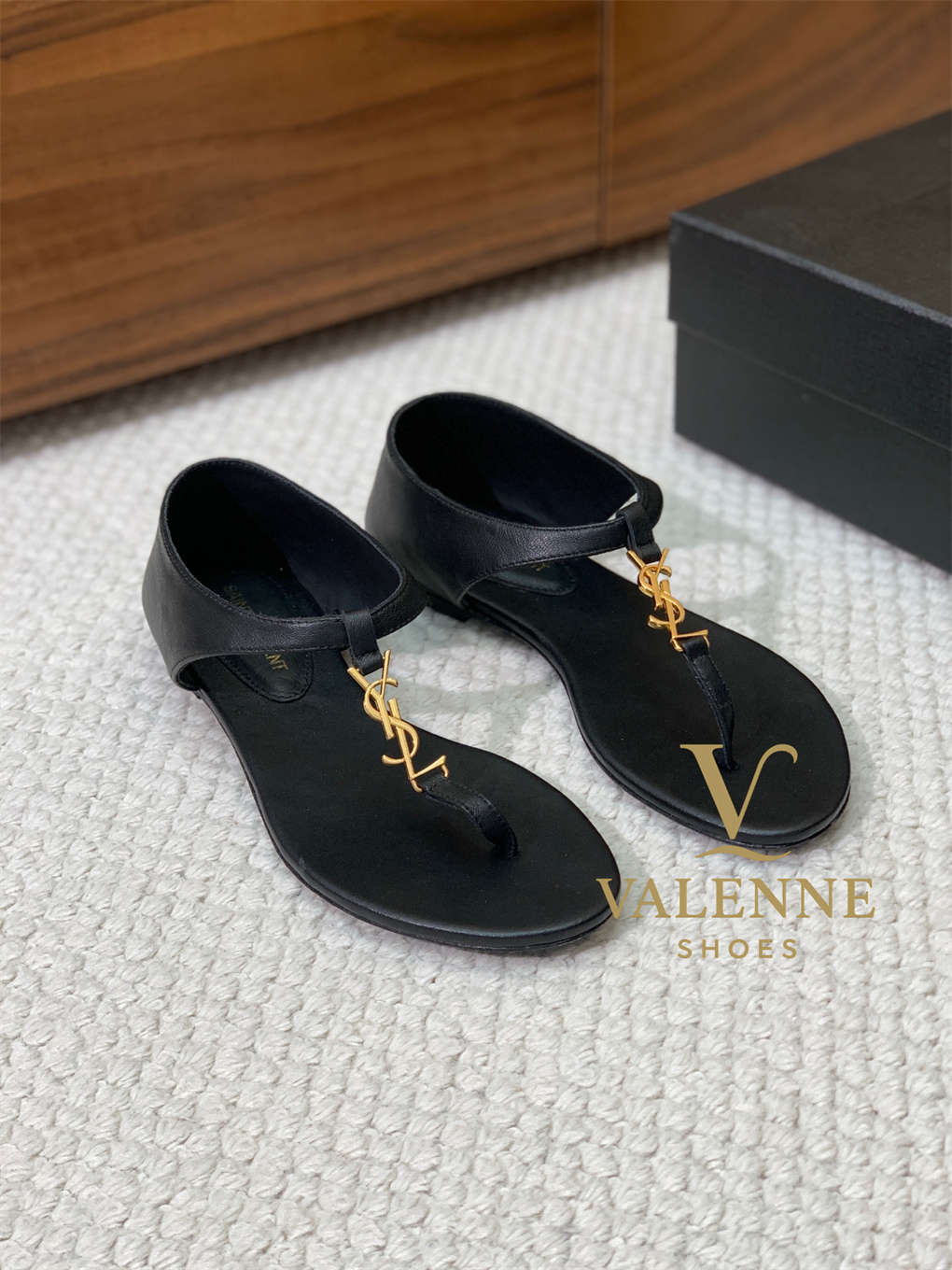 YSL Yves Saint Laurent Flat Sandals