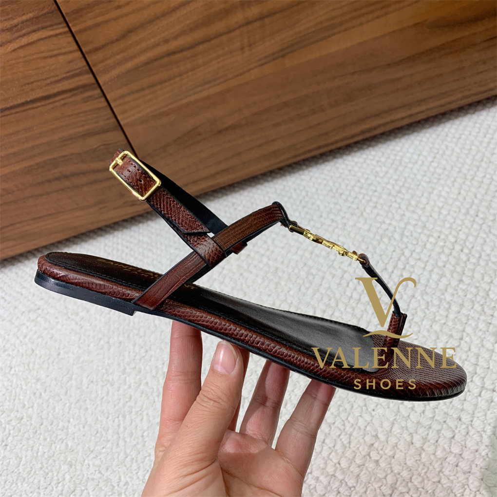 YSL Yves Saint Laurent Flat Sandals