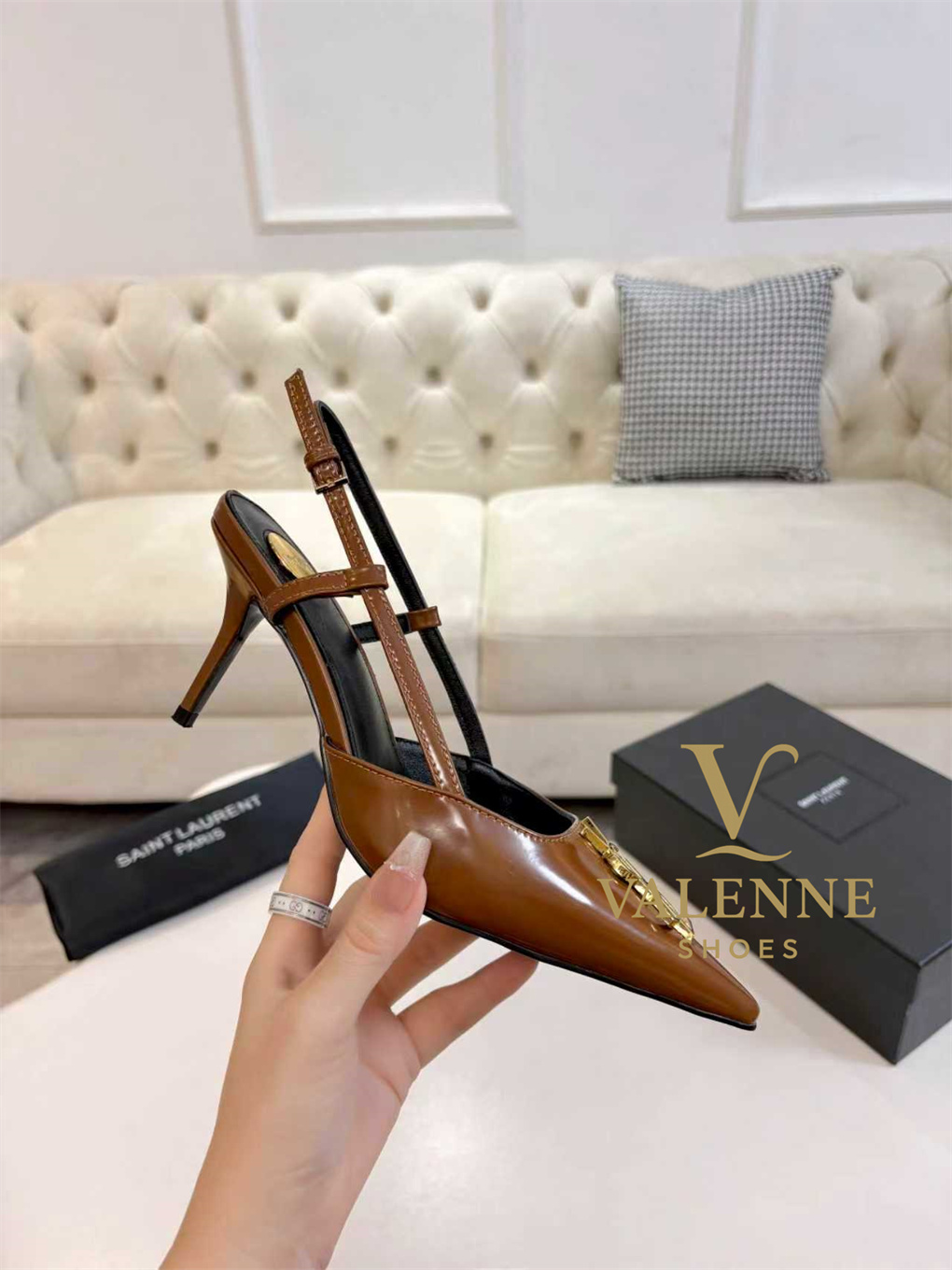 YSL Yves Saint Laurent Pointed-Toe high heels