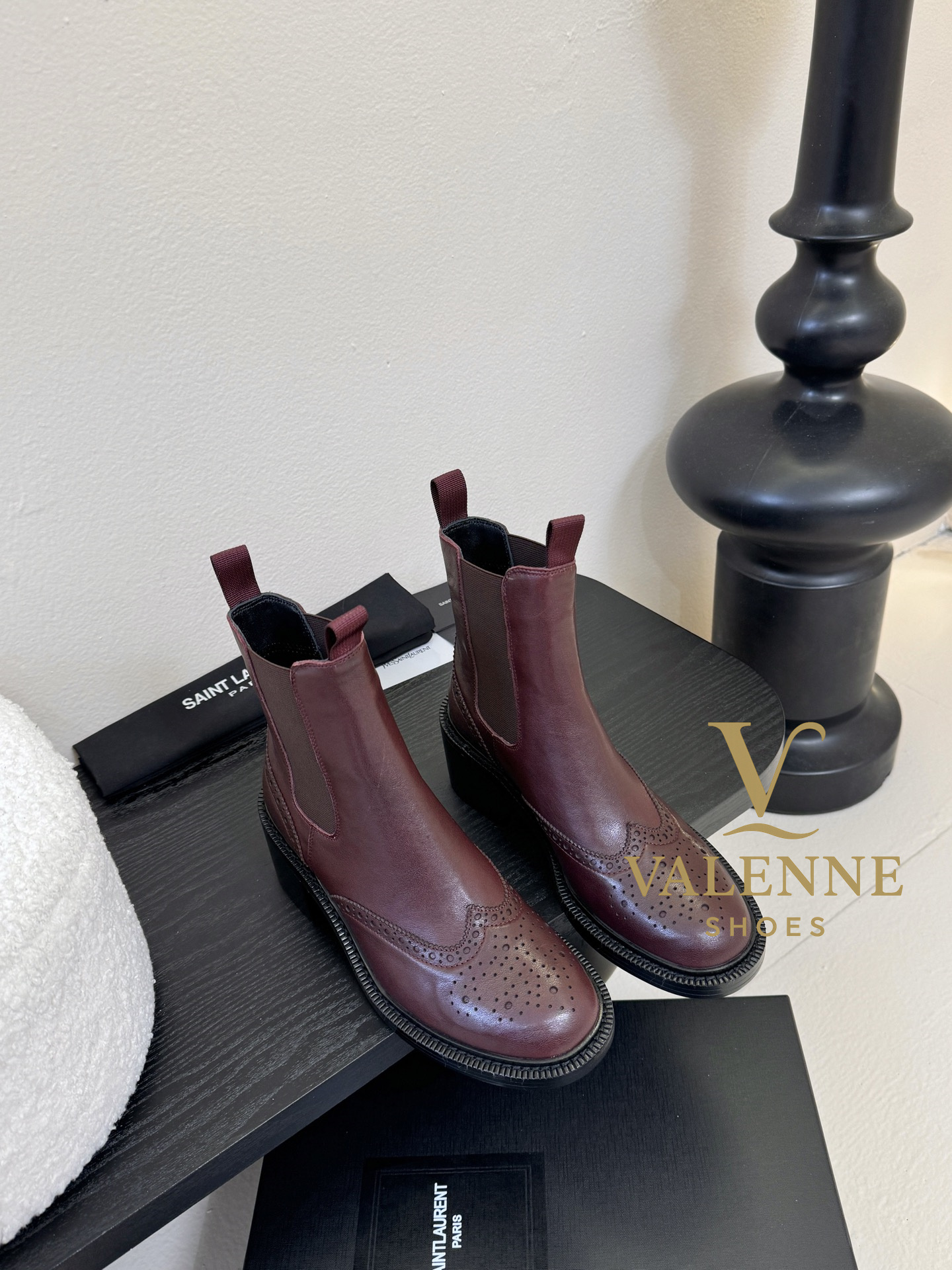 YSL Brogue Boots Yves Saint Laurent