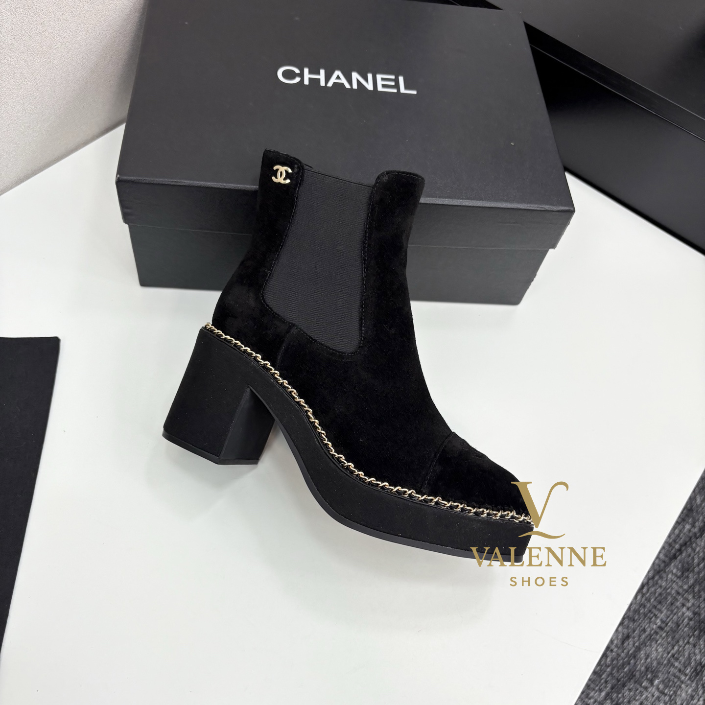 Cha Black High heels Boots
