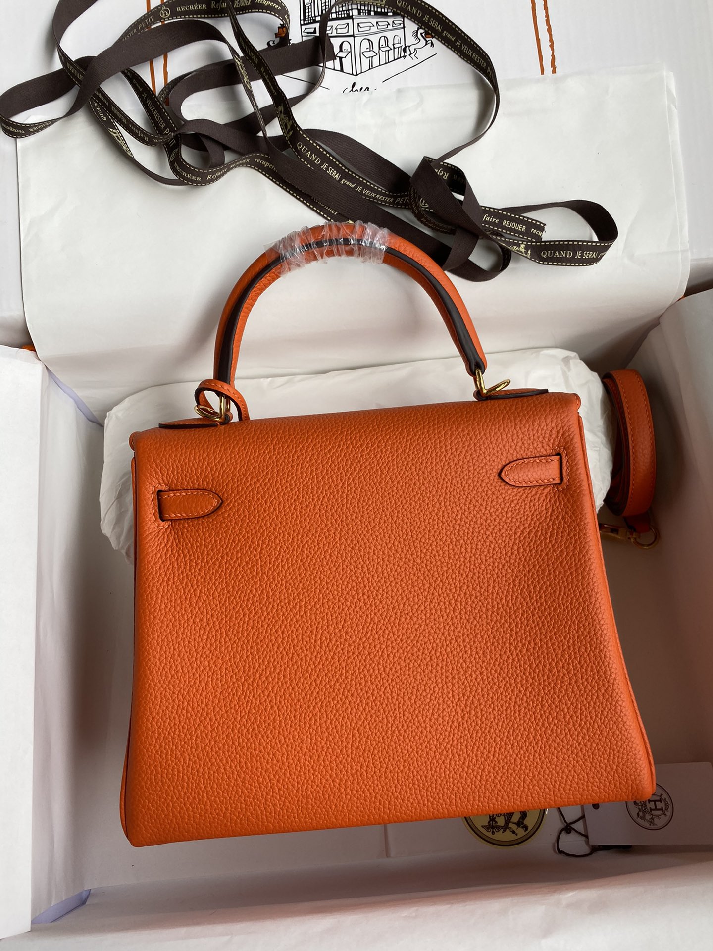 Hermes Kelly #93 Orange 25-32cm TOGO