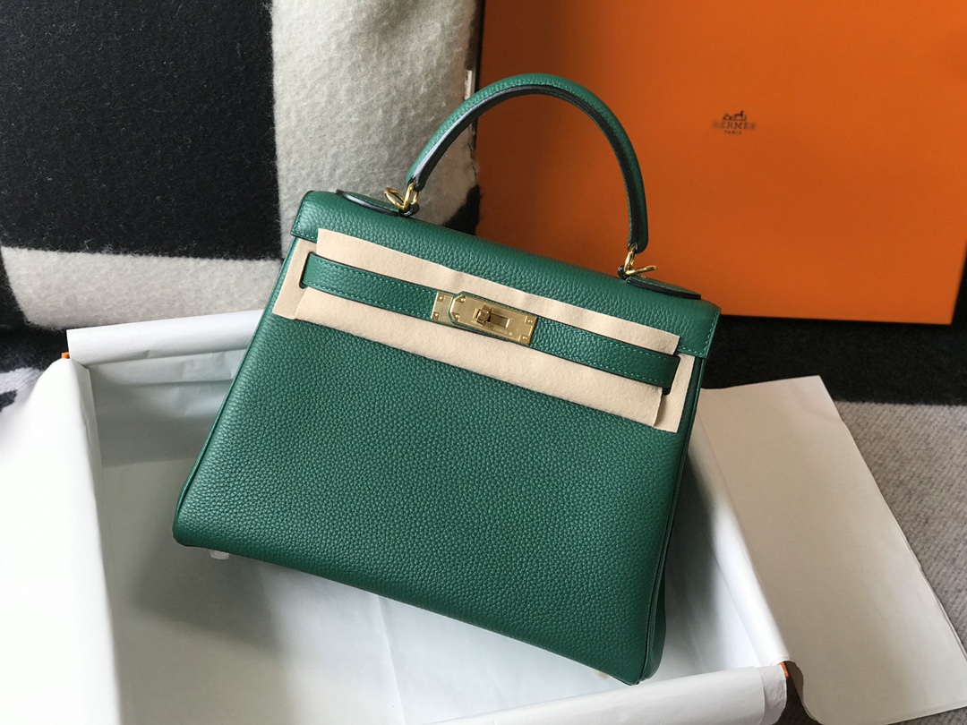 Hermes Kelly #U4 Vert Vertigo 25-32cm TOGO