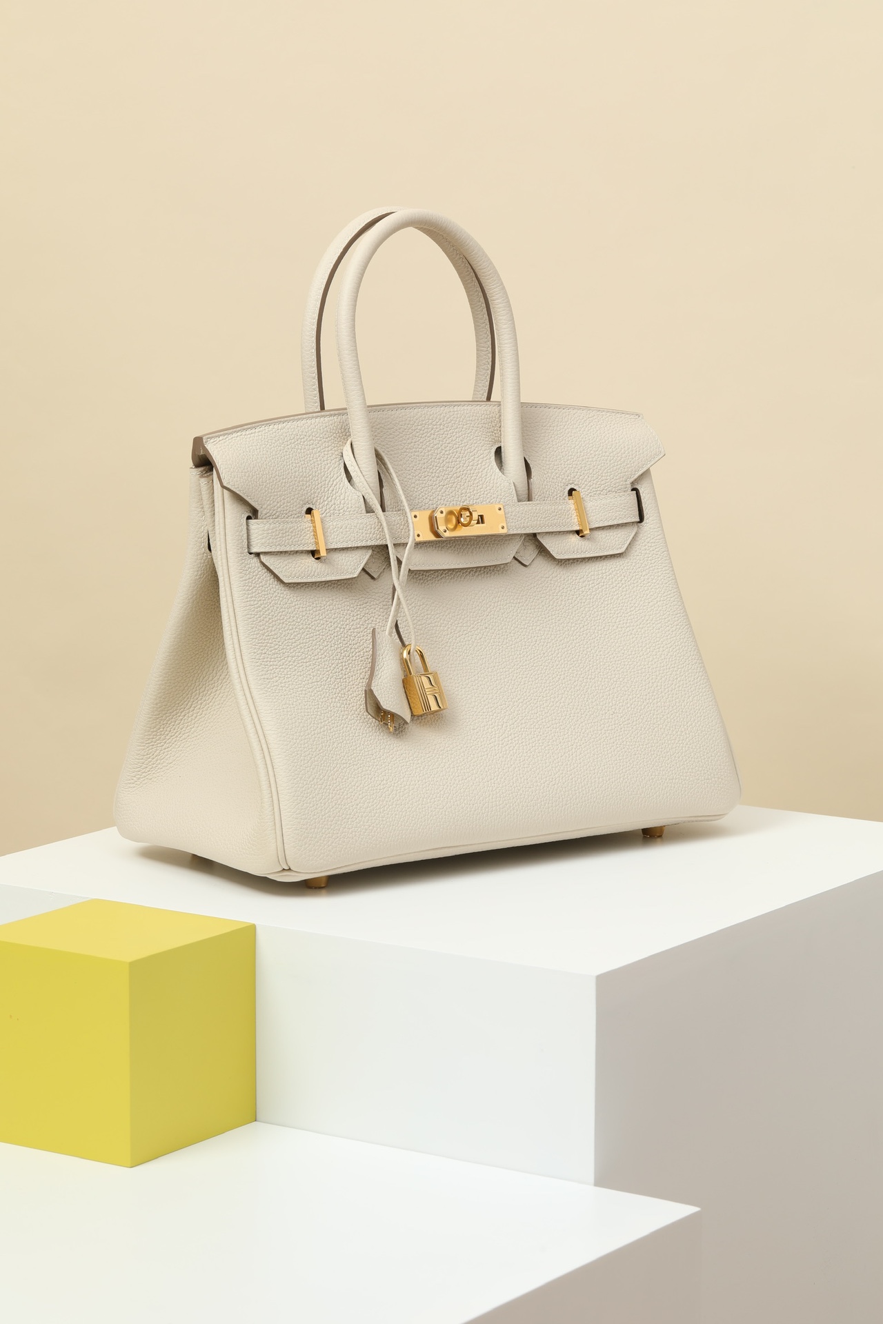 Hermes Birkin #10 Craie 25-35cm TOGO